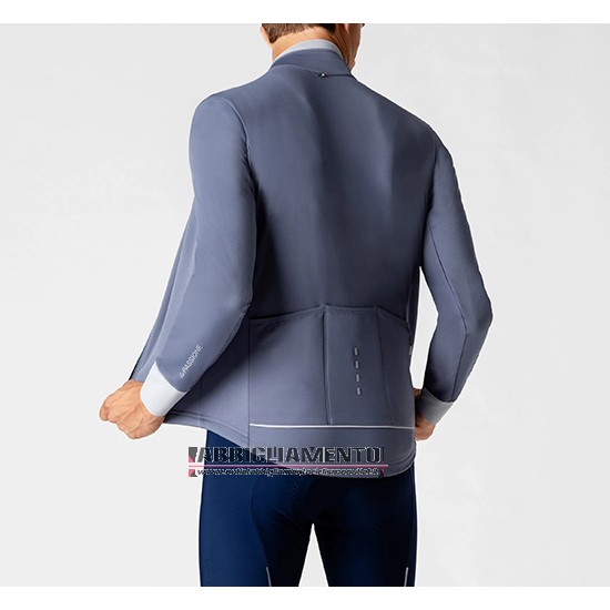 Abbigliamento La Passione 2019 Manica Lunga e Calzamaglia Con Bretelle Grigio Bianco - Clicca l'immagine per chiudere